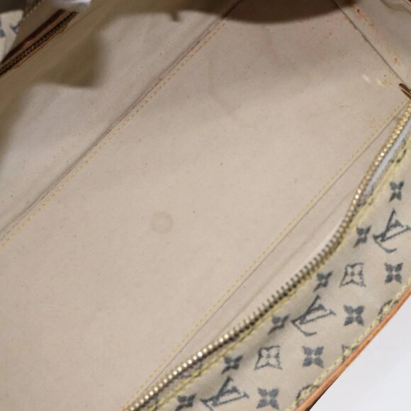 LOUIS VUITTON Monogram Mini Marie Hand Bag Blue M92003 LV Auth ti3219 - Picture 11 of 16